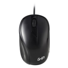 Mouse, Ghia, GMA50N, Alámbrico, USB, Negro