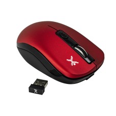 PERFECT CHOICE - Mouse, Perfect Choice, PC-044802, Inalámbrico, Rojo