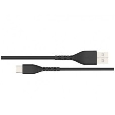 NACEB - Cable USB 2.0, Naceb, NA-0101N, USB A, USB C, 1 m, Plano, Negro