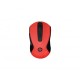 Mouse, Naceb, NA-0116R, Inalámbrico, USB, Rojo
