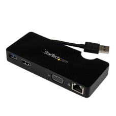 STARTECH.COM - Docking Station, StarTech, USB3SMDOCKHV, USB 3.0, HDMI, VGA