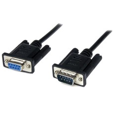 STARTECH - Cable Serial, StarTech, SCNM9FM1MBK, Null Modem, DB9, Hembra a Macho, Negro