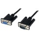 Cable Serial, StarTech, SCNM9FM1MBK, Null Modem, DB9, Hembra a Macho, Negro