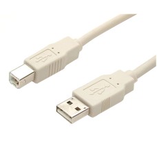 Cable USB 2.0, StarTech, USBFAB_10, USB A a USB B, 3 m, Para Impresora, Blanco