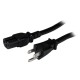 Cable de Poder, StarTech, PXT515C158, Power Cable, 2.4 m, NEMA5-15P a C15, Negro