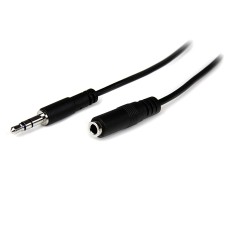 STARTECH.COM - Cable de Audio, Startech, MU2MMFS, Auxiliar, 3.5mm, 2m, Delgado