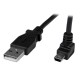 Cable USB. Startech, USBAMB1MU, USB A a Mini USB B, 1m, Negro
