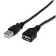 Cable USB, Startech, USBEXTAA6BK, Extension USB A, 1.8m, Negro