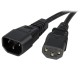 Cable de Poder, Startech, PXT100143, 90cm, 14 AWG, C14 a C13