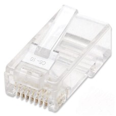Conector Plug RJ-45, Intellinet, 790055, Cat 5e, UTP, Multifilar, 100 Piezas
