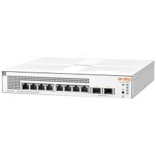 HEWLETT PACKARD ENTERPRISE - Switch Administrable, HP, JL681A, Aruba, PoE, 8 RJ45, 2 SFP, 124 W, Capa 2, Blanco, Rack