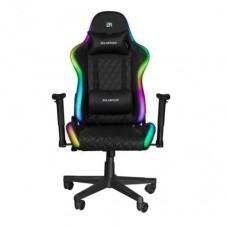 ACTECK - Silla Gamer, Acteck, BR-931267, Nylon, Mecanismo Mariposa, Control Remoto, Lightning Rush, Negro