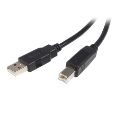 Cable USB 2.0, StarTech, USB2HAB5M, 5 m, USB A, USB B, Negro
