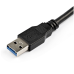 STARTECH - Cable USB 3.0, StarTech, USB3SEXT2MBK, Extensión, 2 m, USB A, Macho a Hembra, Negro