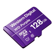 WESTERN DIGITAL - Memoria SDXC, Western Digital, WDD128G1P0C, 128 GB, Purple, Clase 10, U1
