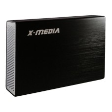 X-MEDIA - Gabinete para Disco Duro, X-Media, XM-EN3451, SATA, 3.5 Pulgadas, Negro, USB 2,0