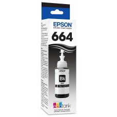 EPSON - Botella de Tinta, Epson, T664120-AL, 664, Negro