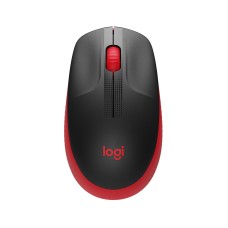 Mouse Óptico, Logitech, 910-005904, M190, USB, 3 Botones, 1000 DPI, Rojo