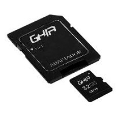 GHIA - Memoria Micro SD, Ghia, GAC-172, 32 GB, Clase 10, Adaptador, Negro