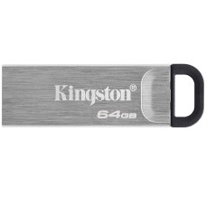 Memoria USB 3.2, Kingston, DTKN/64GB, 64 GB, Plata