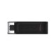 Memoria USB 3.2, Kingston, DT70/128GB, 128 GB, USB C, Negro