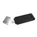KINGSTON - Memoria USB 3.2, Kingston, DT70/64GB, USB-C, 32 GB, Negro