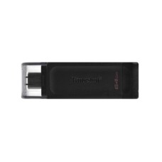 KINGSTON - Memoria USB 3.2, Kingston, DT70/64GB, USB-C, 32 GB, Negro