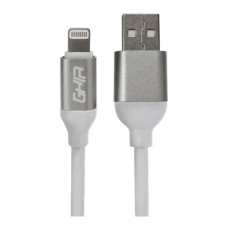 GHIA - Cable de Datos, Ghia, GAC-196B, USB A, Lightning, 1 m, Blanco