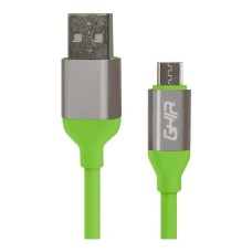 Cable de Datos, Ghia, GAC-194V, USB A, Micro USB A, 1 m, Verde