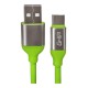 Cable de Datos, Ghia, GAC-195V, USB A, USB C, 1 m, Verde