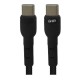 Cable de Datos, Ghia, GAC-203N, USB C, USB A, 1 m, Negro
