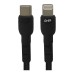 GHIA - Cable de Datos, Ghia, GAC-204N, USB C, USB Lightning, 1 m, Negro
