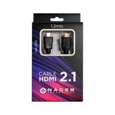 Cable de Video, Naceb, NA-0122, HDMI, 3 m, Negro