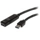 Cable USB 3.0, StarTech, USB3AAEXT10M, Extensión, Activo, 10 m, Negro
