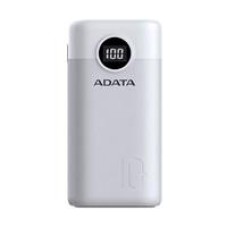 ADATA - Batería Portátil, Adata, AP10000QCD-DGT-CWH, Power Bank, USB C, 10000 mAh, Blanco