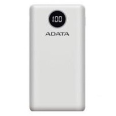 ADATA - Batería de Respaldo, Adata, AP20000QCD-DGT-CWH, Power Bank, 20000 mAh, 2 USB A, 1 USB C, Blanco