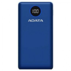 ADATA - Batería Portátil, Adata, AP20000QCD-DGT-CDB, Power Bank, 20000 mAh, 2 USB A, 1 USB C, Azul