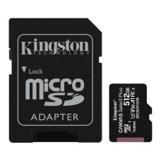 KINGSTON - Memoria SDXC, Kingston, SDS2/512GB, 512 GB, Canvas Select, Clase 10, UHS-I, V30