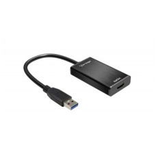 Adaptador de Video, Vorago, ADP-204, USB 3.0, HDMI, 1080p, Negro