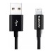 ADATA - Cable de Datos, Adata, AMFICPL-1M-CBK, Lightning a USB C, 1 m, Negro