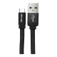 Cable USB, Vorago, CAB-214-BK, USB A a USB C, 2 m, Negro