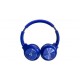 Audífonos con Micrófono, Vorago, HPB-200-BL, Bluetooth, Plegable, Azul