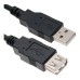 GETTTECH - Cable de Datos, Getttech, JL-3520, USB A, Extensión, 1.5m, Negro