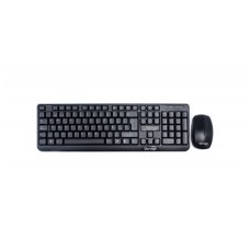 Kit Teclado y Mouse, Vorago, KM-302, Inalámbrico, USB, Negro