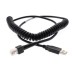 QIAN - Cable, Qian, QCU18001, USB A, RJ-50, 2.4 m, Negro, Para lector de código de barras