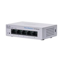 CISCO - Switch, Cisco, CBS110-5T-D-NA, Business, 5 Puertos, 10/100/1000 Mbps, No Administrable