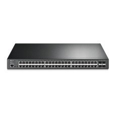 TPLINK - Switch Administrable, TP-Link, TL-SG3452P, 48 Puertos Gigabit, PoE, Capa2, 4 SFP