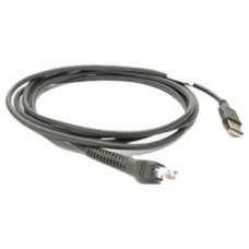 ZEBRA - Cable de Datos, Zebra, CBA-U01-S07ZAR, USB A, 2.1 m, Gris