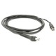 Cable de Datos, Zebra, CBA-U01-S07ZAR, USB A, 2.1 m, Gris