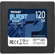 PATRIOT - Unidad de Estado Sólido, Patriot, PBE120GS25SSDR, SSD, 120 GB, 2.5 Pulgadas, Burst Elite, SATA